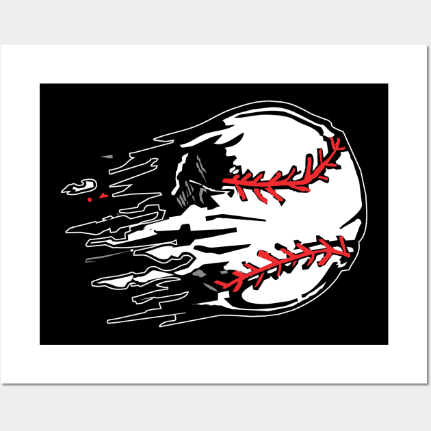 Baseball Wall Art by the Mad Artist